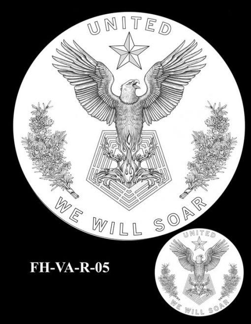 Fallen Heroes Pentagon Memorial Medal Design Candidate FH-VA-R-05