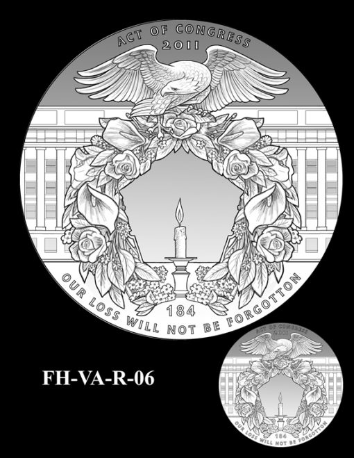 Fallen Heroes Pentagon Memorial Medal Design Candidate FH-VA-R-06