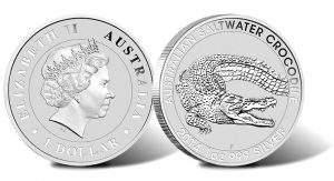 2014 Australian Saltwater Crocodile Silver Bullion Coin