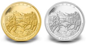 Battle of Lundy's Lane Depicted on Kilo Gold and Silver Coins