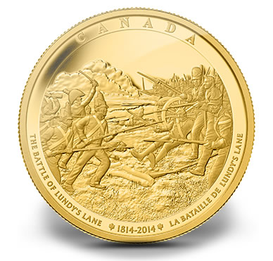 2014 Battle of Lundy's Lane One Kilogram Gold Coin