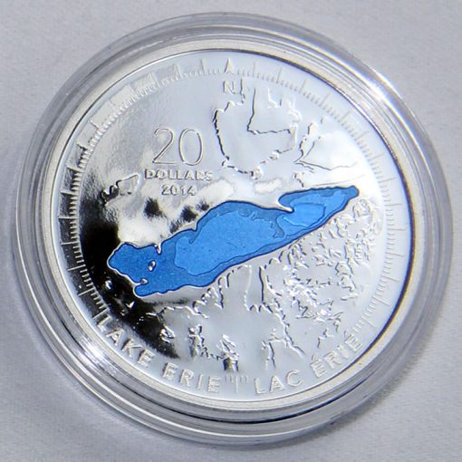 2014 Canadian Lake Erie Silver Coin