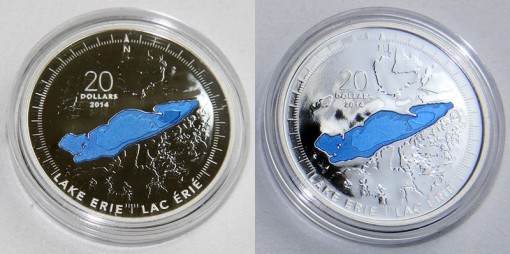2014 Canadian Lake Erie Silver Coin (c)