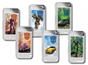 2014 Transformers 4 Lenticular Coins for Collectors