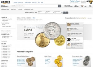 Amazon Store for Collectible Coins Debuts