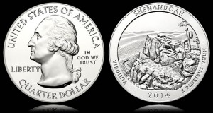 Shenandoah National Park Five Ounce Silver Bullion Coin