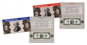 2014 $2 Single Note Collection Includes Two Banknotes 2014 $2 Single Note Collection Includes Two Banknotes