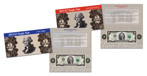 2014 $2 Single Note Collection