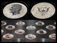 Photos of 2014-W Reverse Proof Kennedy Half-Dollar Silver Coins