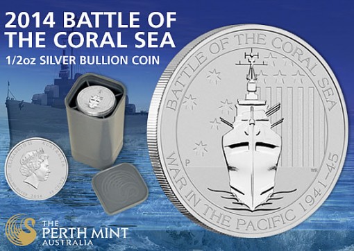 Battle of the Coral Sea Silver Bullion Coin Promotion