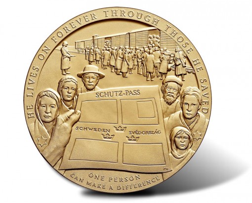 Raoul Wallenberg Bronze Medal - Reverse
