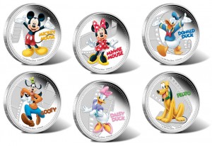 2014 Disney Mickey & Friends Collectible Coins