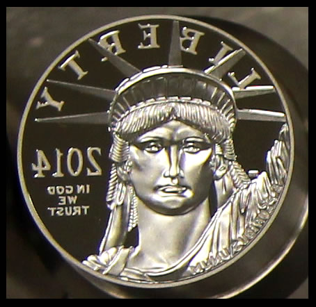 2014 Proof Platinum Eagle Coin Dies - Obverse