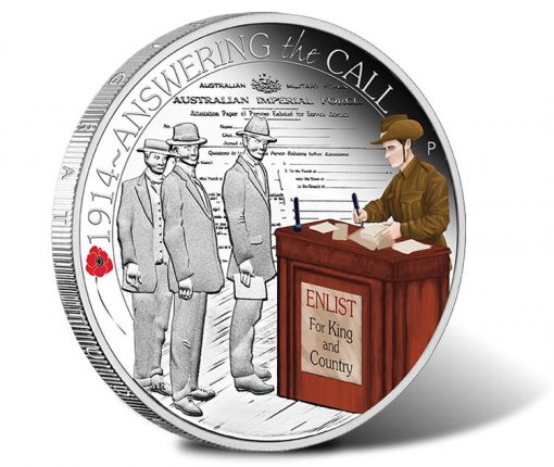 ANZAC Spirit 2014 Answering the Call Silver Proof Coin