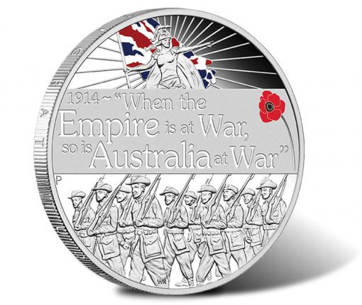 ANZAC Spirit 2014 Declaration of War Silver Proof Coin