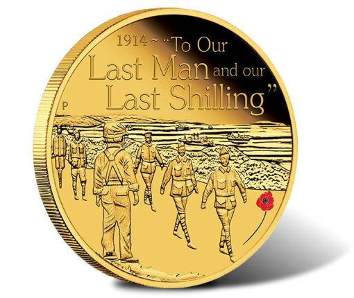 ANZAC Spirit 2014 To Our Last Man Gold Proof Coin