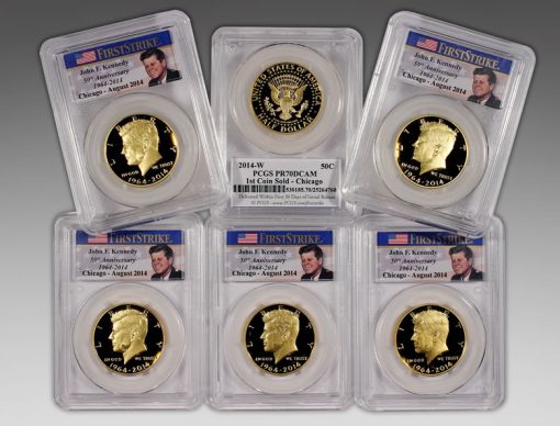 First Six Chicago Kennedy Gold 50c