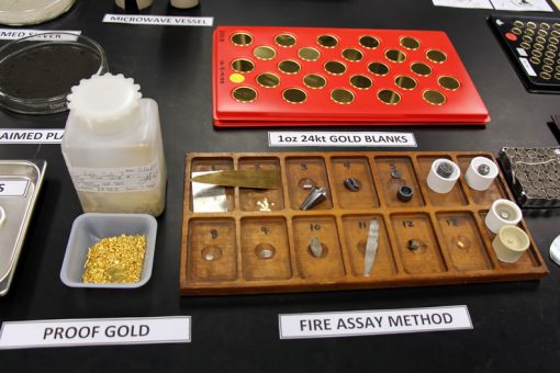 Photo of the fire assay method
