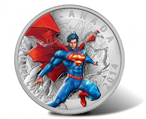 2014 $20 Superman 1 Oz Silver Proof Coin