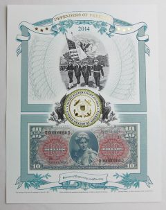 2014 Coast Guard Intaglio Print from Defenders of Freedom Series