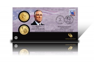 2014 Franklin D. Roosevelt $1 Coin Cover