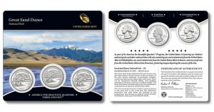 2014 Great Sand Dunes Quarters Three-Coin Set 2014 Great Sand Dunes Quarters Three-Coin Set