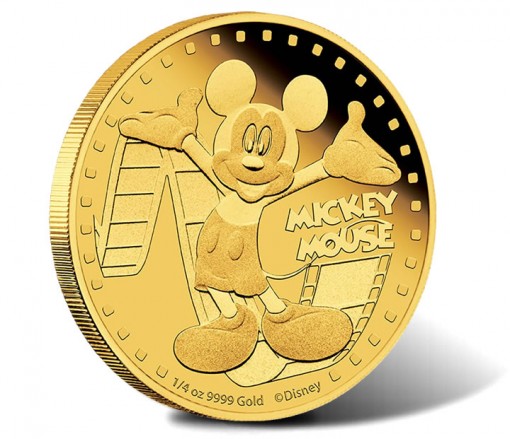 2014 Mickey Mouse Gold Coin