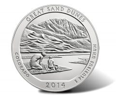 2014-P Great Sand Dunes 5 Oz Silver Coins Hit 20K in Sales Debut