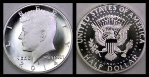 2014-S Enhanced Uncirculated Kennedy Half-Dollar Silver Coin Photos