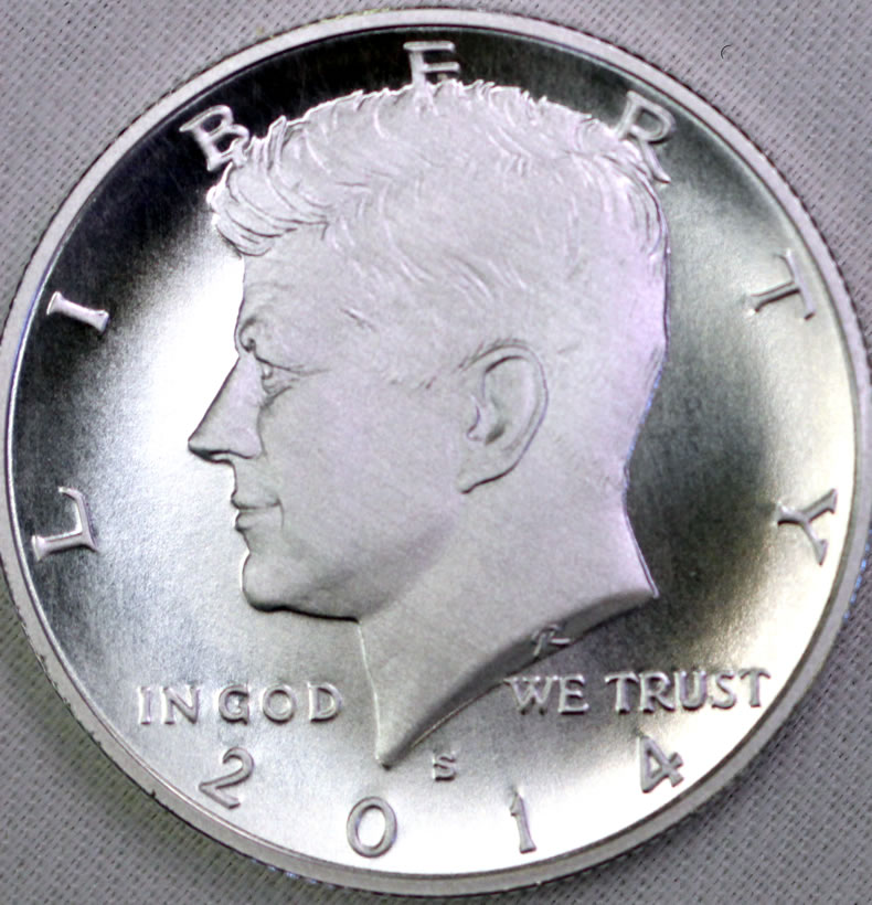 2014-S Enhanced Uncirculated Kennedy Half-Dollar Silver Coin 