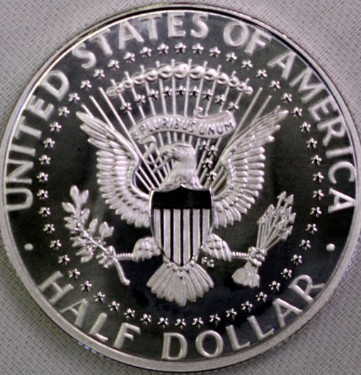 2014-S Enhanced Uncirculated Kennedy Half-Dollar Silver Coin - Reverse