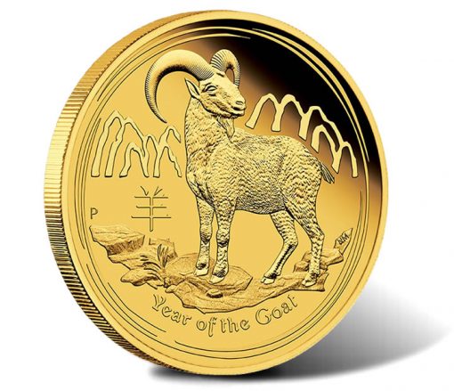 2015 Year of the Goat Gold Proof Coin
