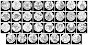 2015-2016 Proof American Platinum Eagle Design Candidates