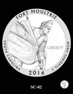 Fort Moultrie Quarter and Coin Design Candidate - SC-02