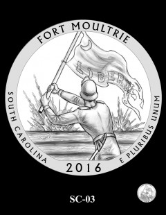 Fort Moultrie Quarter and Coin Design Candidate - SC-03
