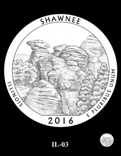 Shawnee National Forest Quarter and Coin Design Candidate - IL-03