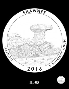 Shawnee National Forest Quarter and Coin Design Candidate - IL-05