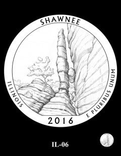 Shawnee National Forest Quarter and Coin Design Candidate - IL-06