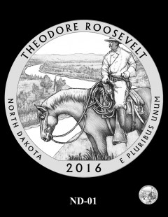 Theodore Roosevelt National Park Quarter and Coin Design Candidate - ND-01