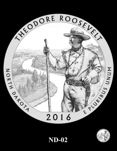 Theodore Roosevelt National Park Quarter and Coin Design Candidate - ND-02