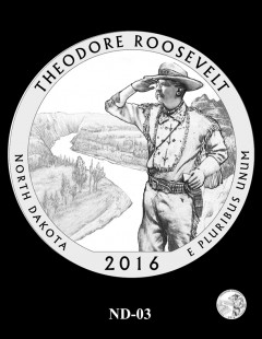 Theodore Roosevelt National Park Quarter and Coin Design Candidate - ND-03