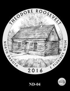 Theodore Roosevelt National Park Quarter and Coin Design Candidate - ND-04