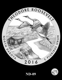 Theodore Roosevelt National Park Quarter and Coin Design Candidate - ND-09