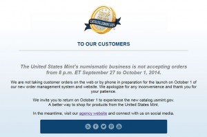 US Mint Not Accepting Orders, Popular Coin News