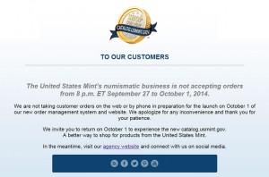 US Mint Not Accepting Orders, Popular Coin News US Mint Not Accepting Orders, Popular Coin News