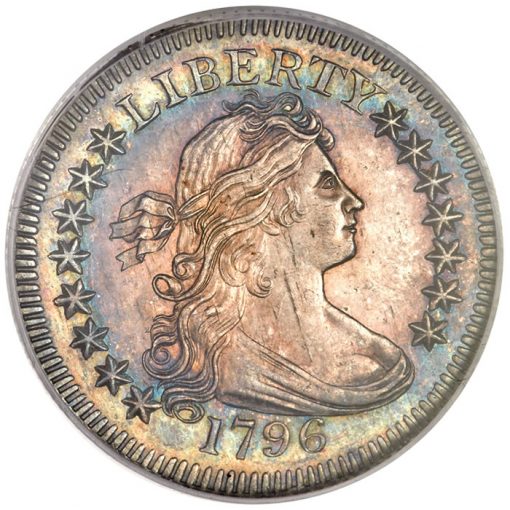 1796 Draped Bust Quarter, MS63