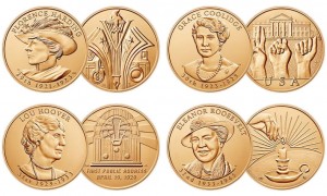 2014 First Spouse Bronze Four-Medal Set