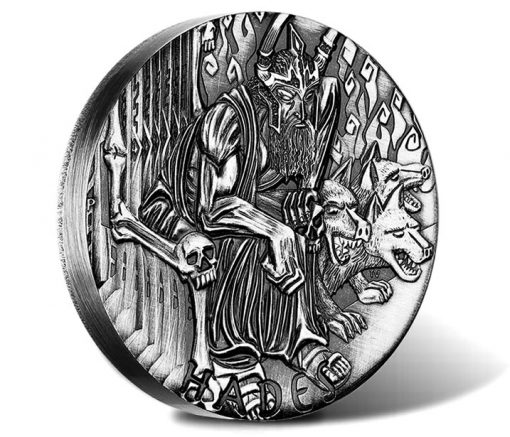 2014 Hades High Relief Silver Coin