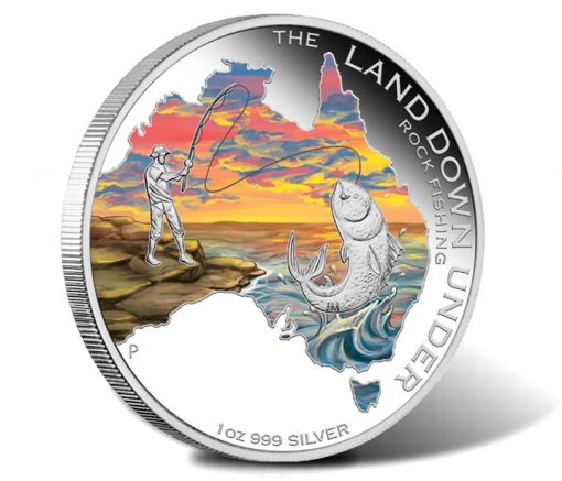 2014 Rock Fishing Silver Coin Land Down Under Series