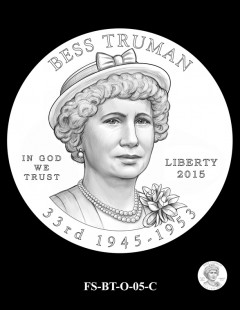 2015 First Spouse Gold Coin Design Candidate - FS-BT-O-05-C